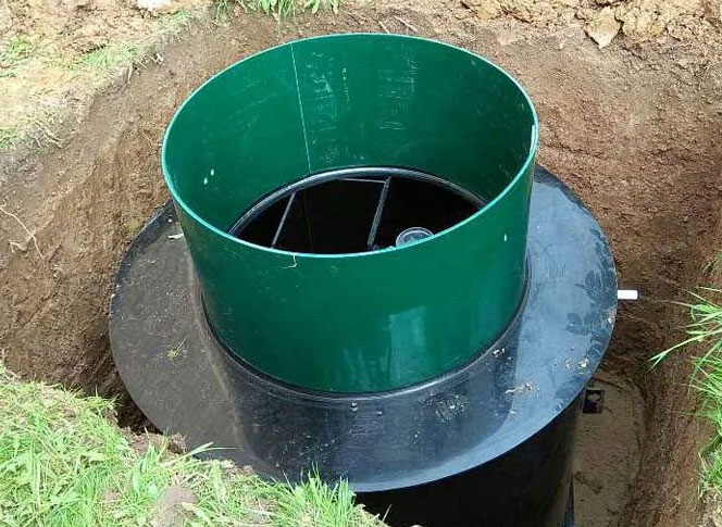Наращивание горловины септика Наращивание горловины септика в Репино